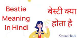 Bestie Meaning in Hindi | बेस्टी का मतलब क्या होता है